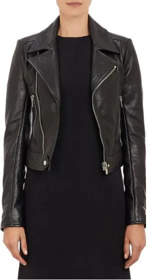 Women Real Leather Biker Fashion Jackets By TJS