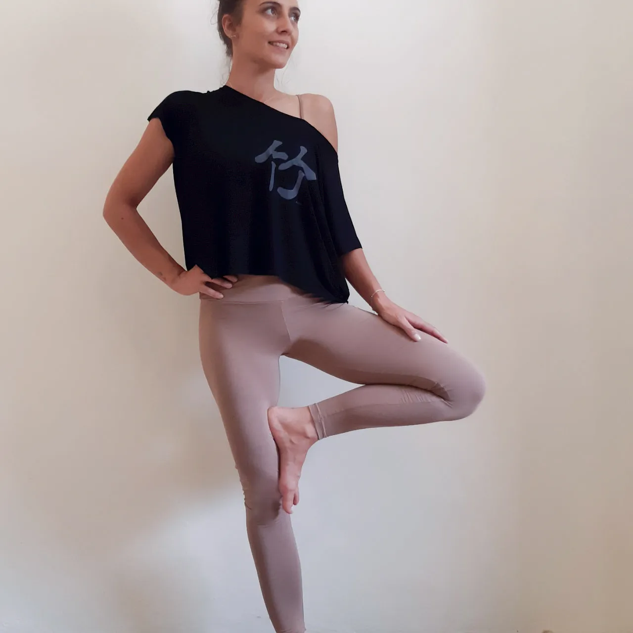 Women Short・Long Leggings / Brown