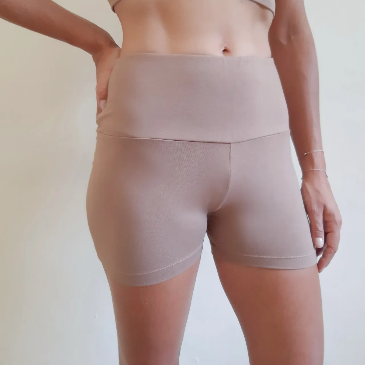 Women Short・Long Leggings / Brown