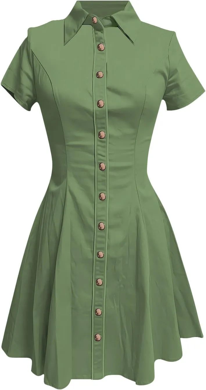 Womens 1950s Retro Rockabilly Dress Cap Sleeve Vintage Swing Dress Bodycon Club Party Short Dresses 2025 Summer Cocktail Prom