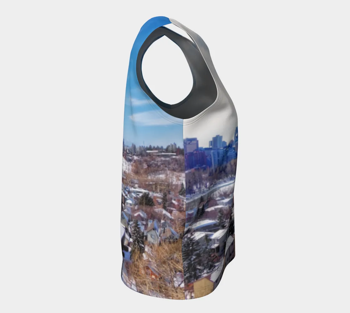 Women's All-Over Loose Long Tank Top - McHugh Bluff Winter