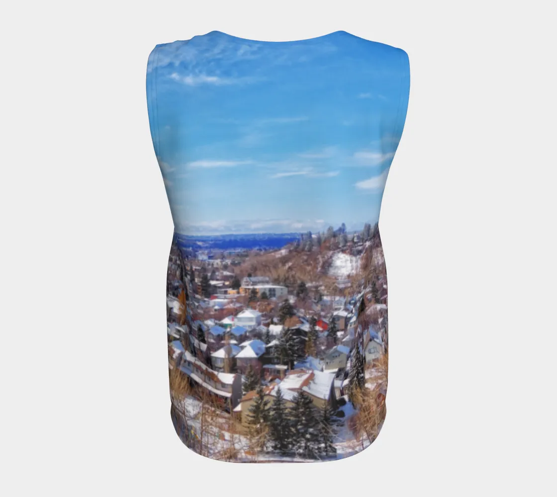Women's All-Over Loose Long Tank Top - McHugh Bluff Winter