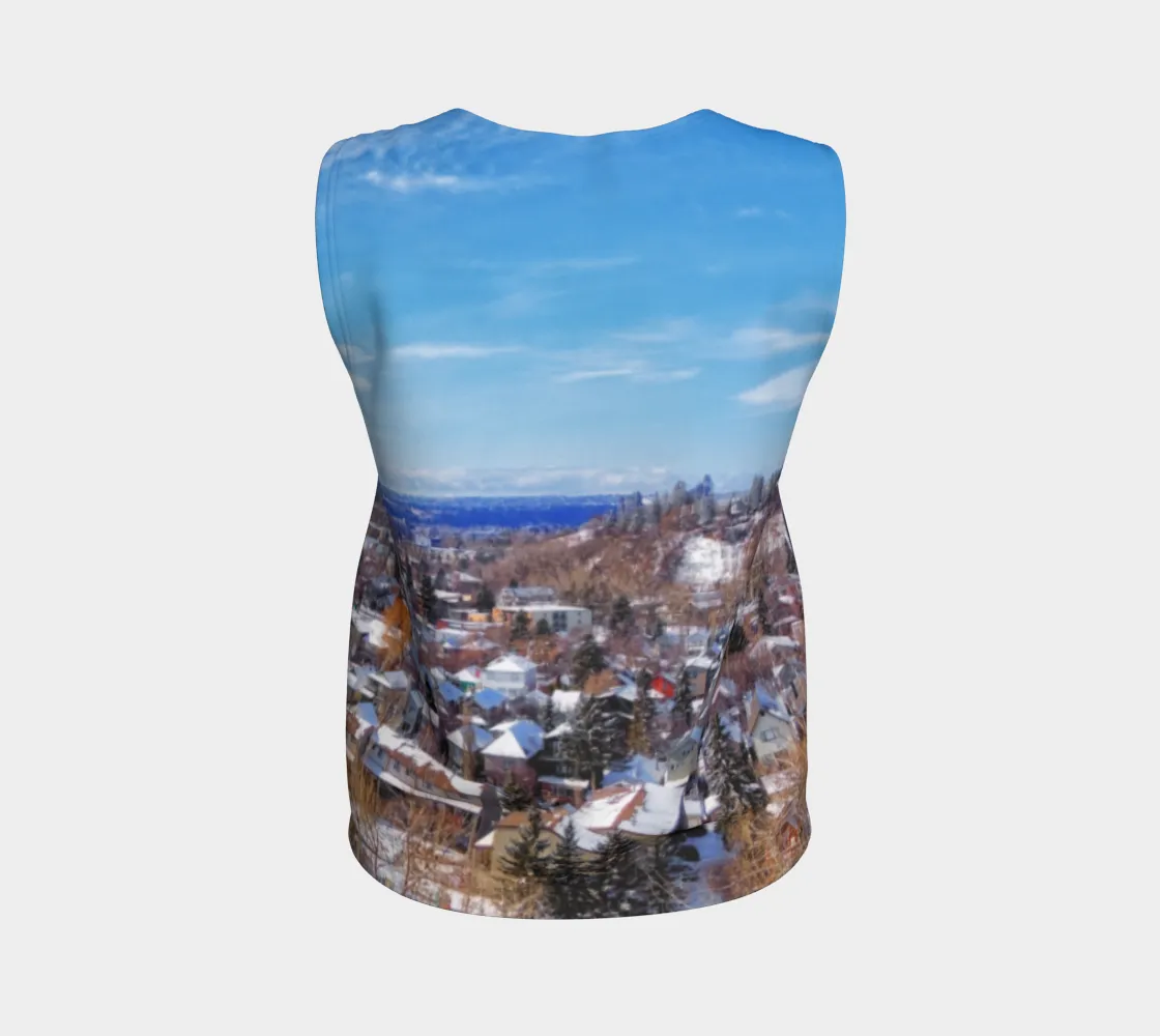 Women's All-Over Loose Long Tank Top - McHugh Bluff Winter
