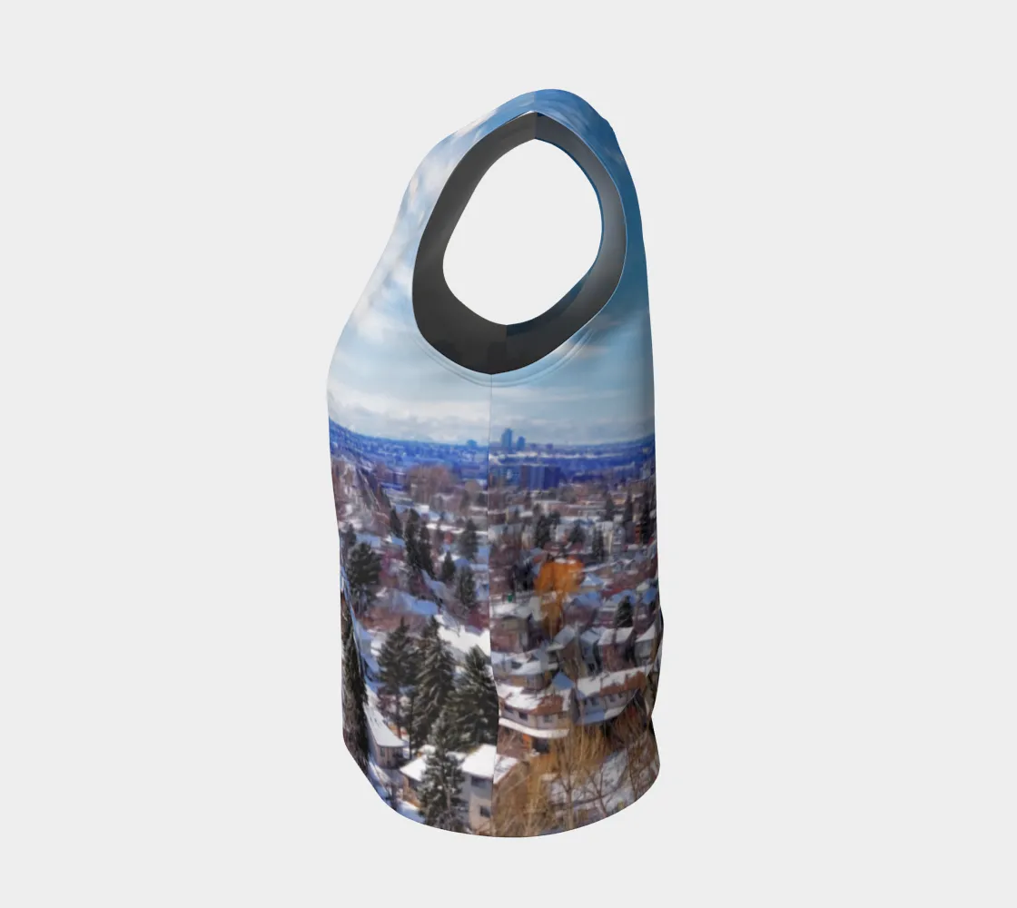 Women's All-Over Loose Long Tank Top - McHugh Bluff Winter