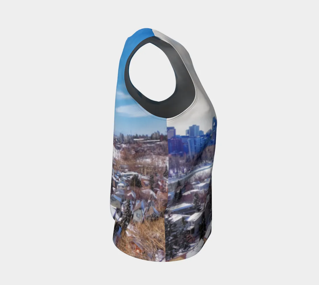 Women's All-Over Loose Long Tank Top - McHugh Bluff Winter