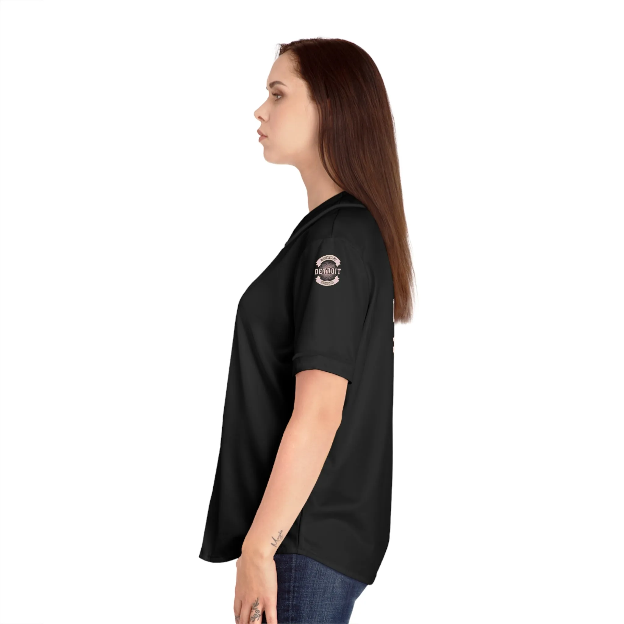 Women's Baseball Jersey (AOP) Southeast Michigan Detroit