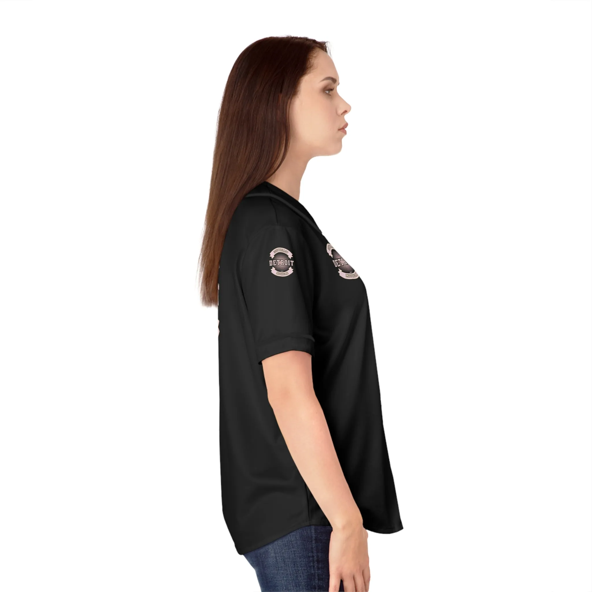 Women's Baseball Jersey (AOP) Southeast Michigan Detroit