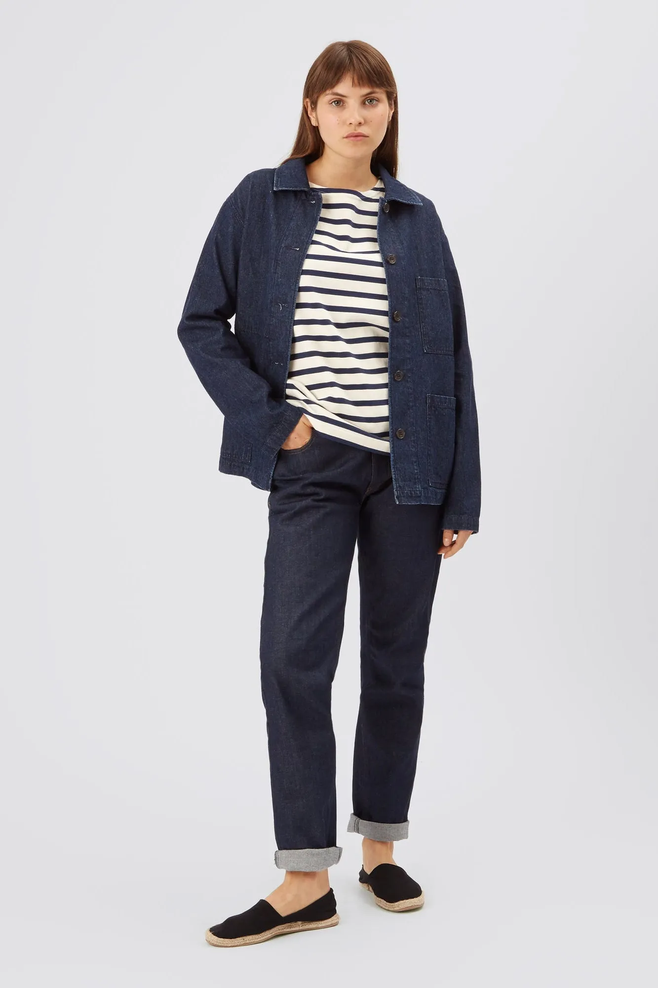 Women's Chore Jacket - Indigo Denim