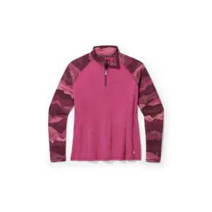 Women's Classic Thermal Merino Base Layer Pattern 1/4 Zip Plus