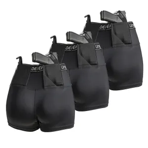 Women's Concealed Carry 2" Shorts Multi-Pack