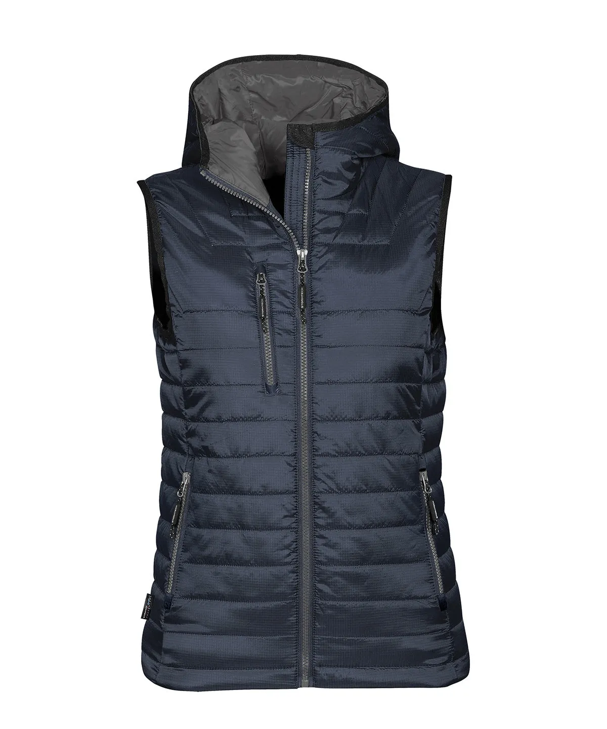 Womens Gravity thermal vest | Black/True Red
