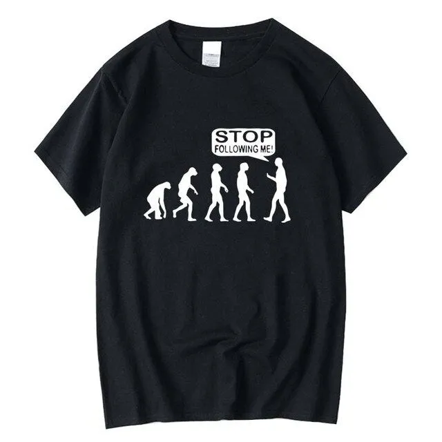 Womens Human Evolution Cool Summer T-Shirts