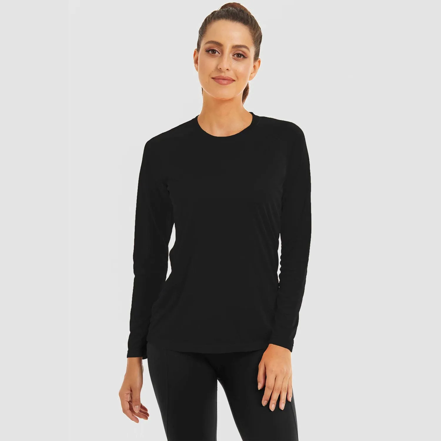 Women's Long Sleeve Shirts UPF 50  Sun Protection Shirts for Hiking Fishing Workout Rash Guard