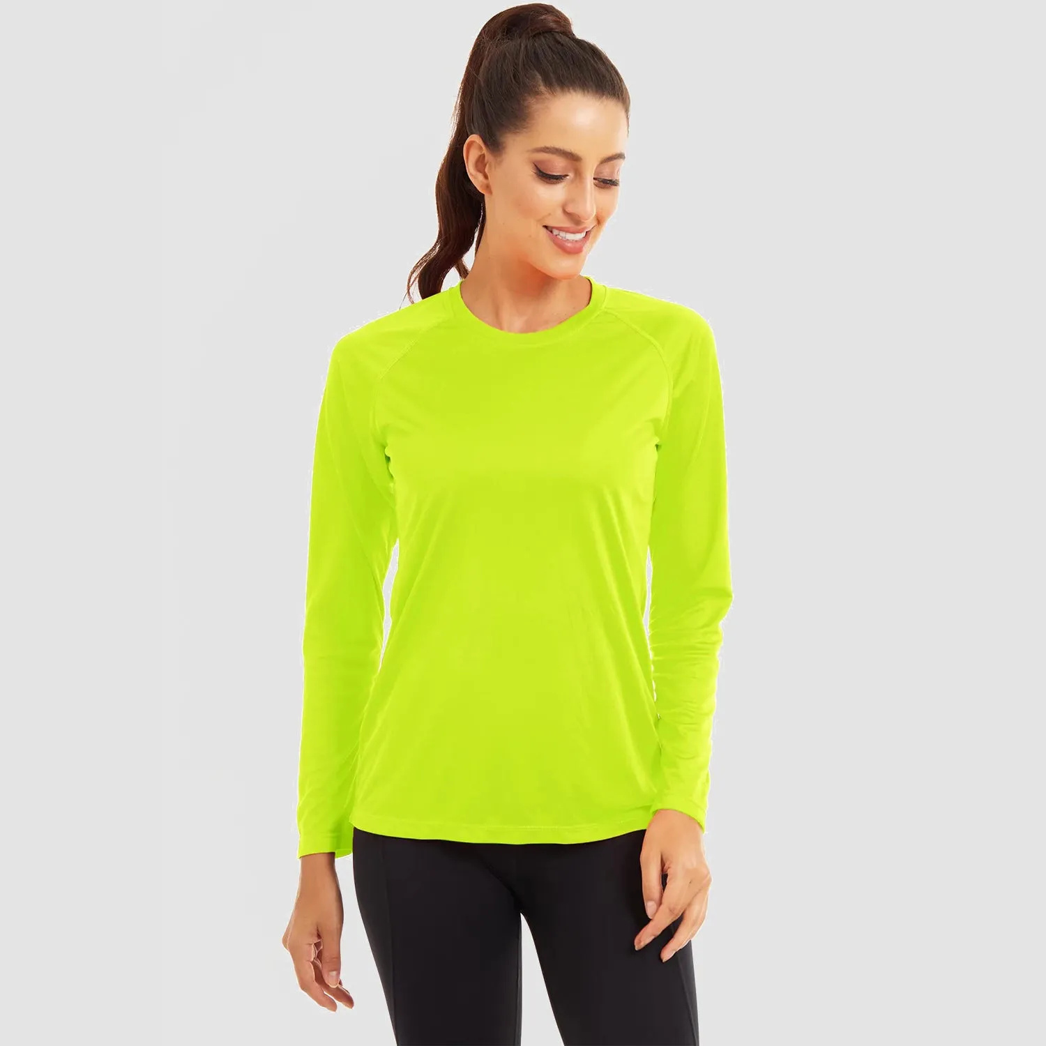 Women's Long Sleeve Shirts UPF 50  Sun Protection Shirts for Hiking Fishing Workout Rash Guard