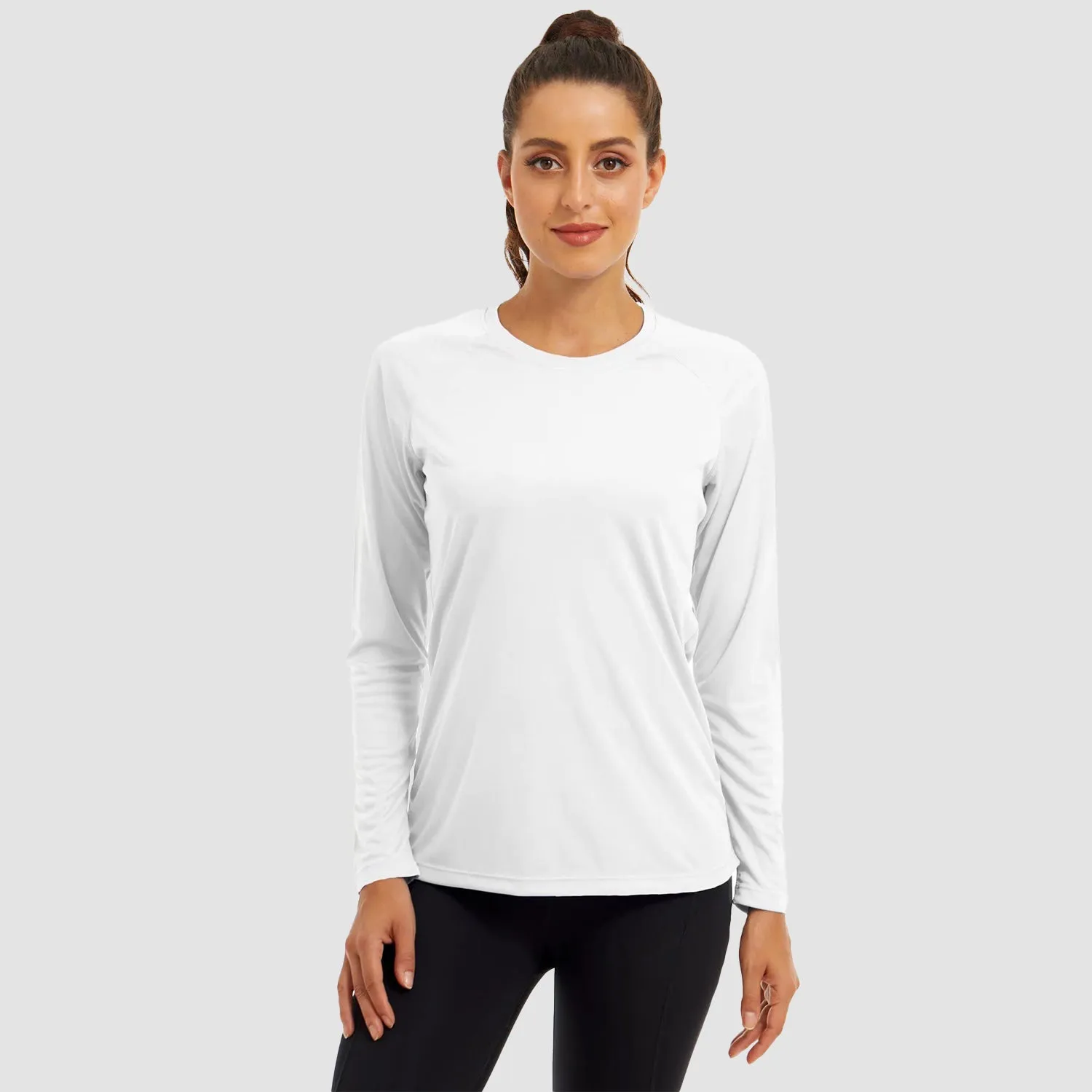 Women's Long Sleeve Shirts UPF 50  Sun Protection Shirts for Hiking Fishing Workout Rash Guard