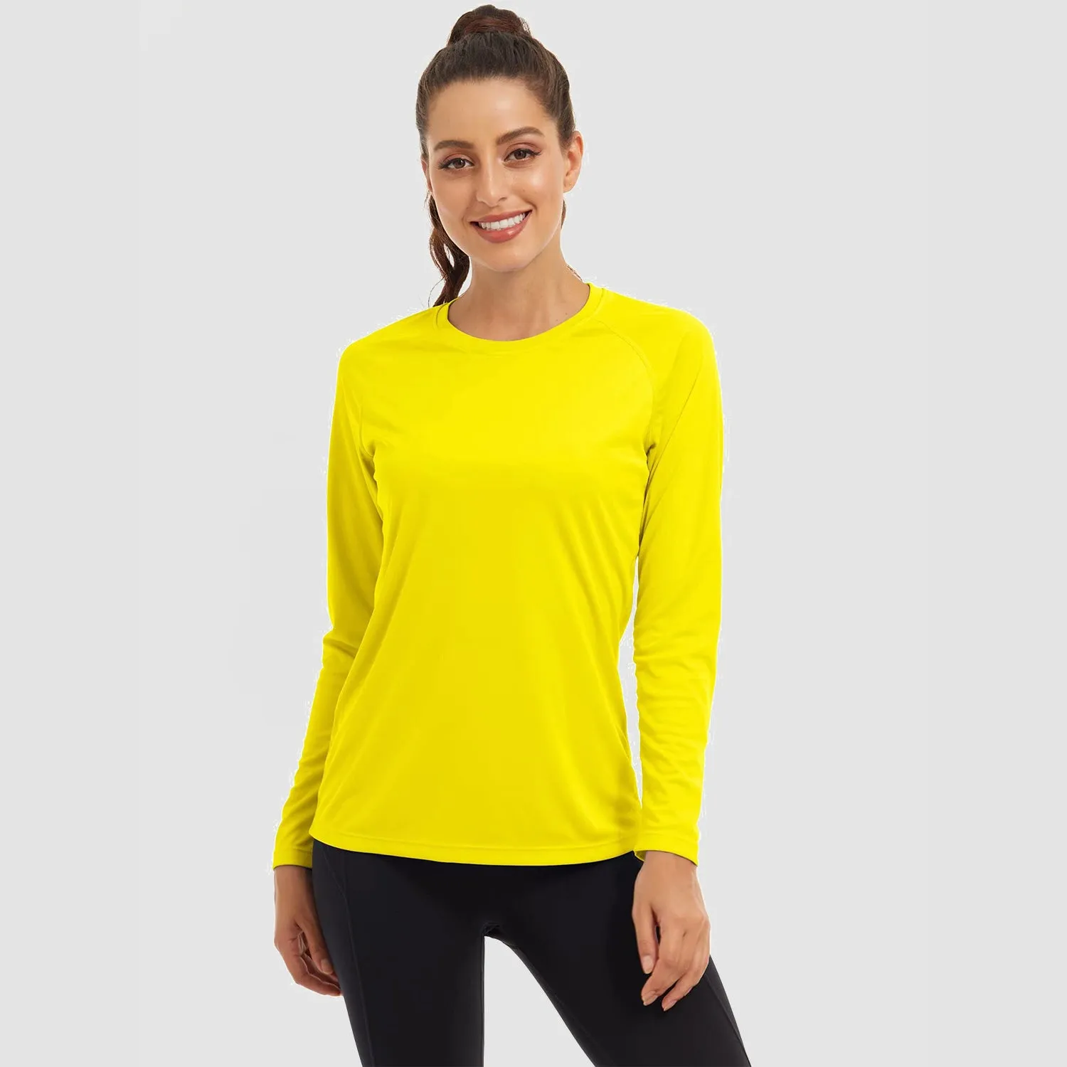 Women's Long Sleeve Shirts UPF 50  Sun Protection Shirts for Hiking Fishing Workout Rash Guard