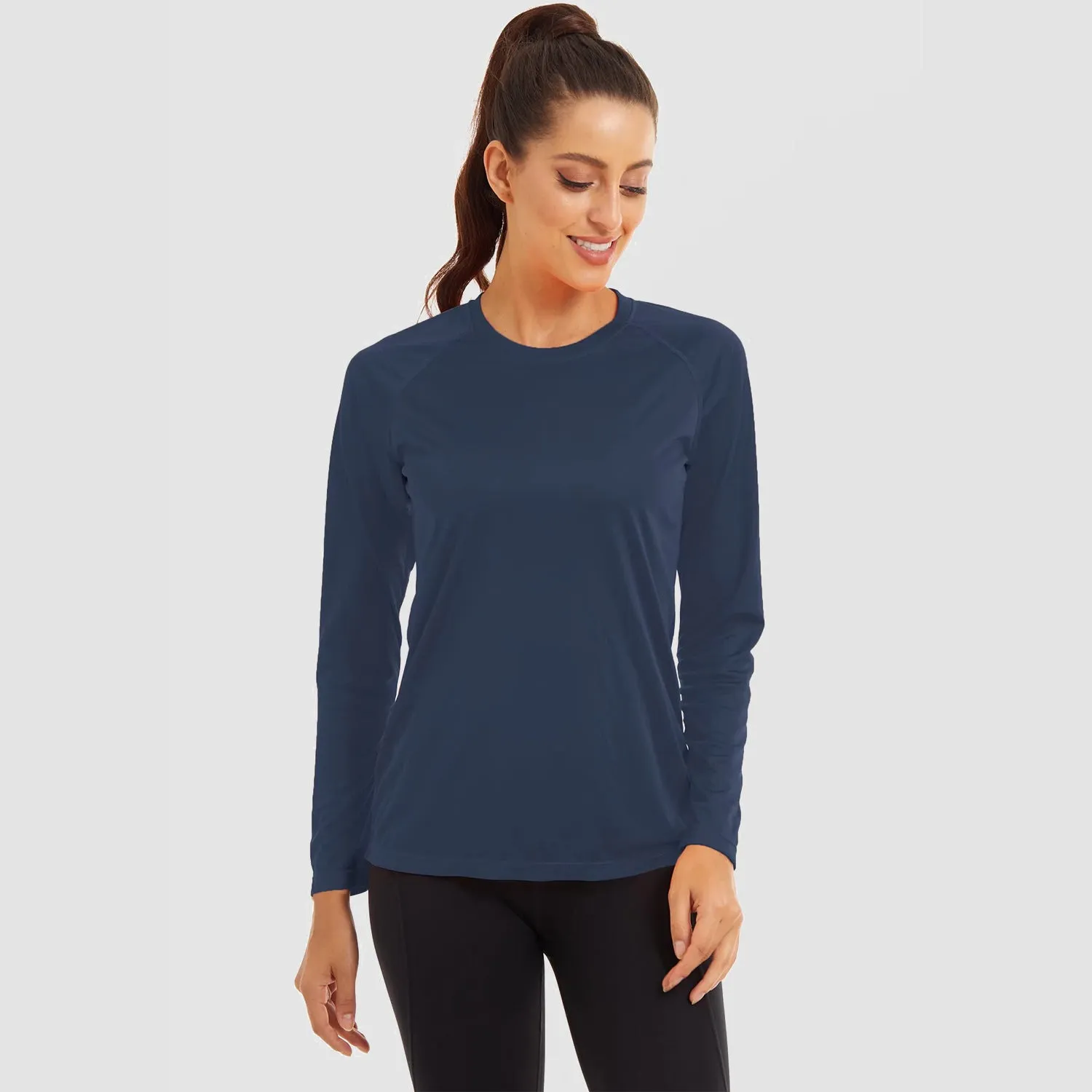 Women's Long Sleeve Shirts UPF 50  Sun Protection Shirts for Hiking Fishing Workout Rash Guard