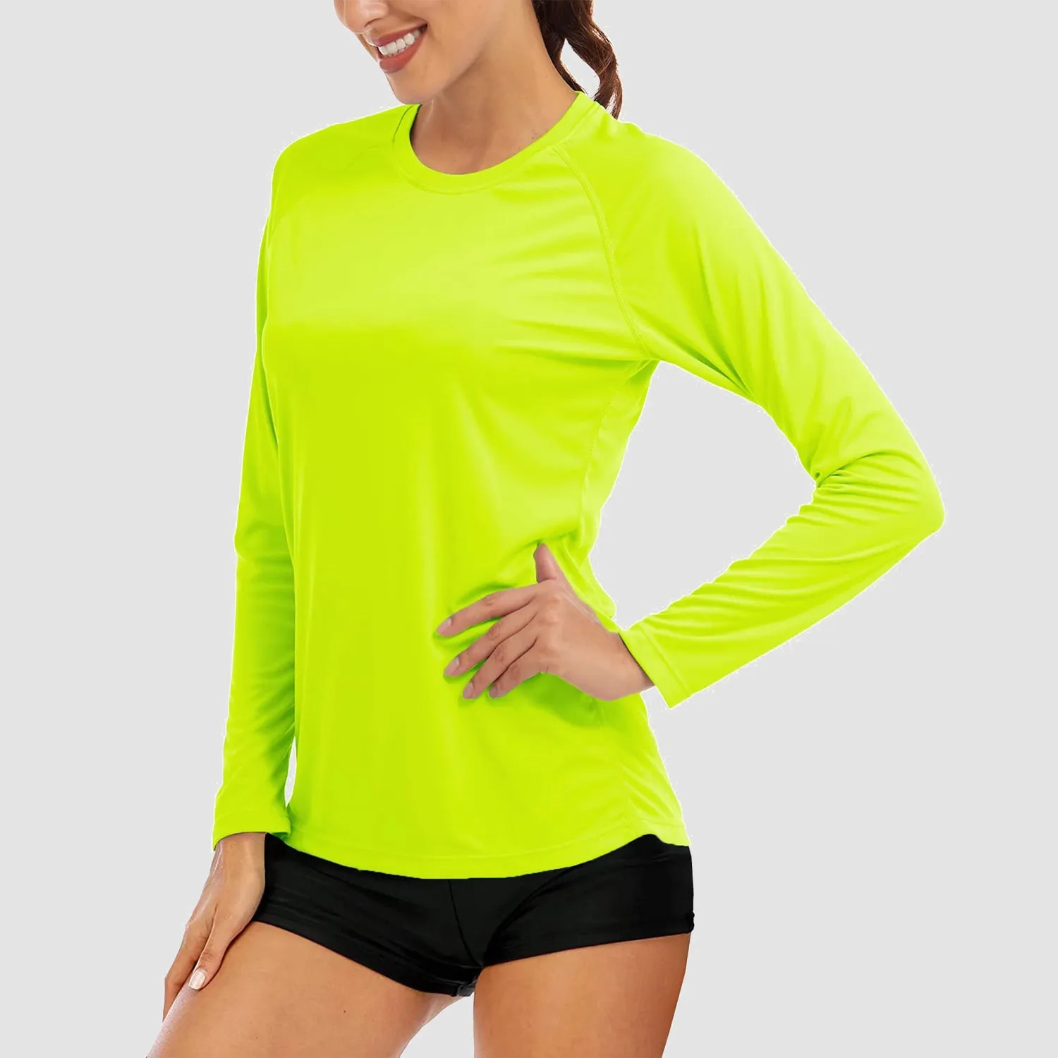 Women's Long Sleeve Shirts UPF 50  Sun Protection Shirts for Hiking Fishing Workout Rash Guard