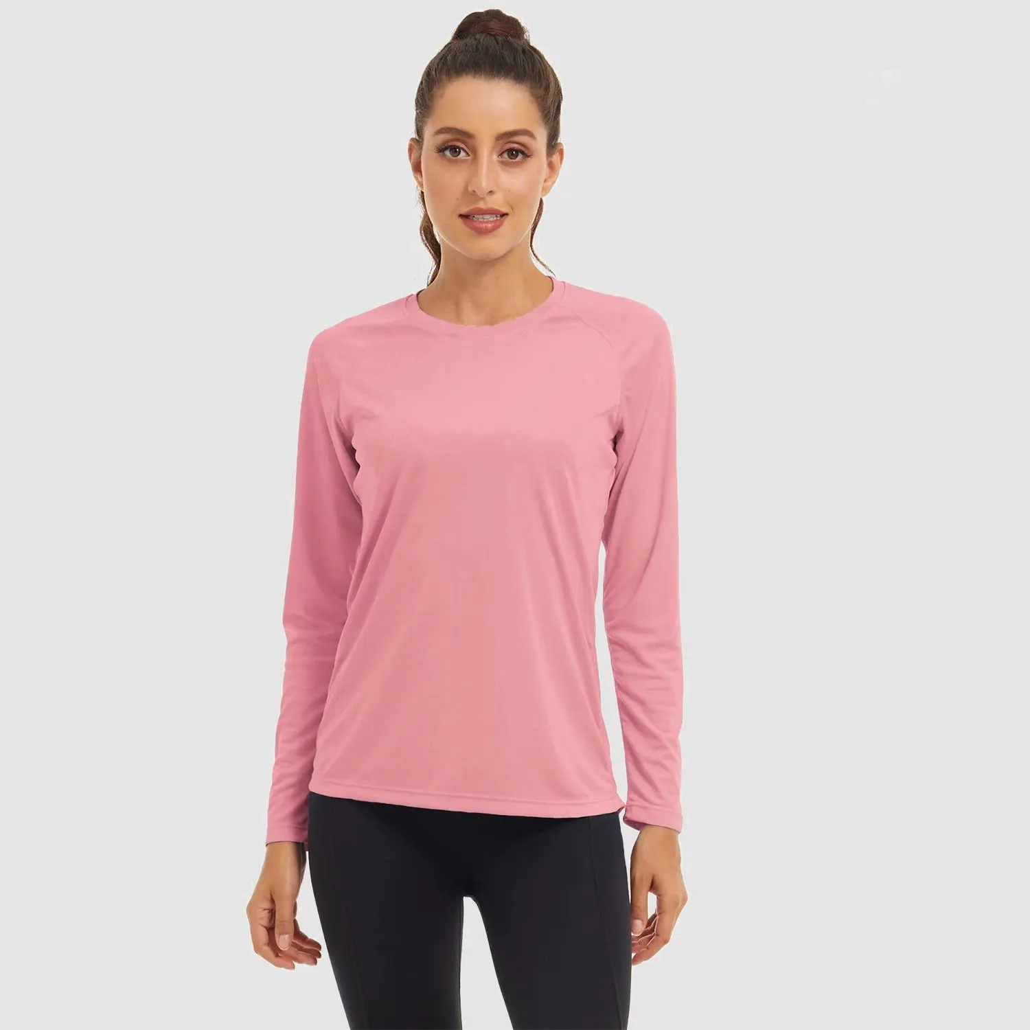 Women's Long Sleeve Shirts UPF 50  Sun Protection Shirts for Hiking Fishing Workout Rash Guard
