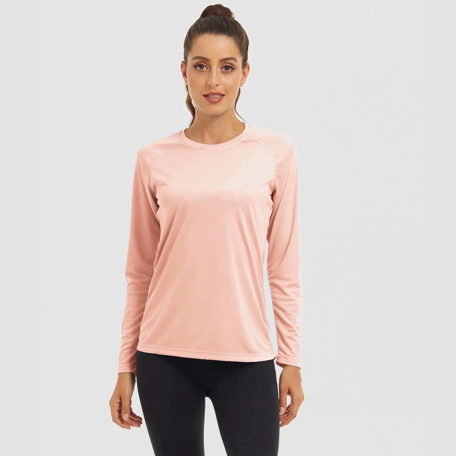 Women's Long Sleeve Shirts UPF 50  Sun Protection Shirts for Hiking Fishing Workout Rash Guard