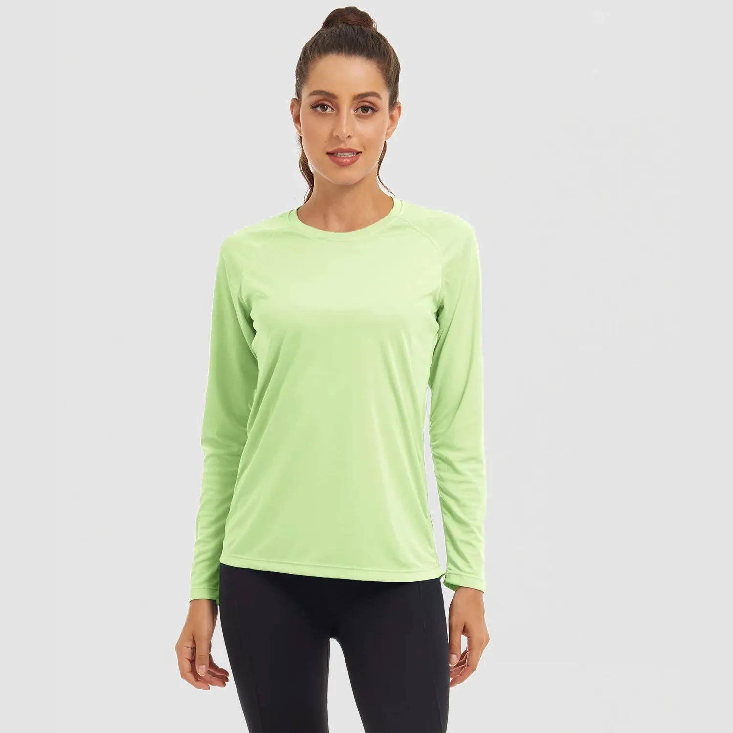 Women's Long Sleeve Shirts UPF 50  Sun Protection Shirts for Hiking Fishing Workout Rash Guard