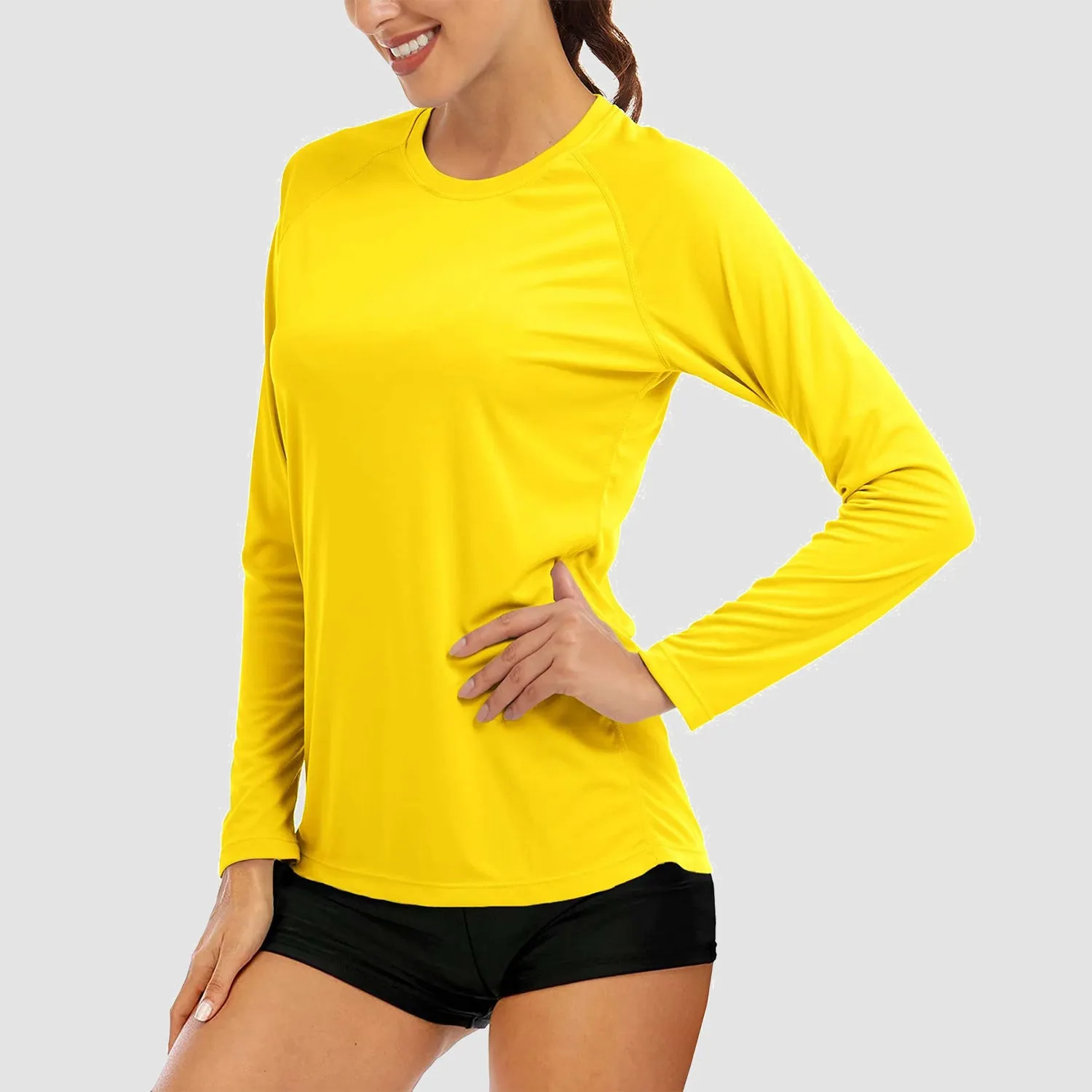 Women's Long Sleeve Shirts UPF 50  Sun Protection Shirts for Hiking Fishing Workout Rash Guard