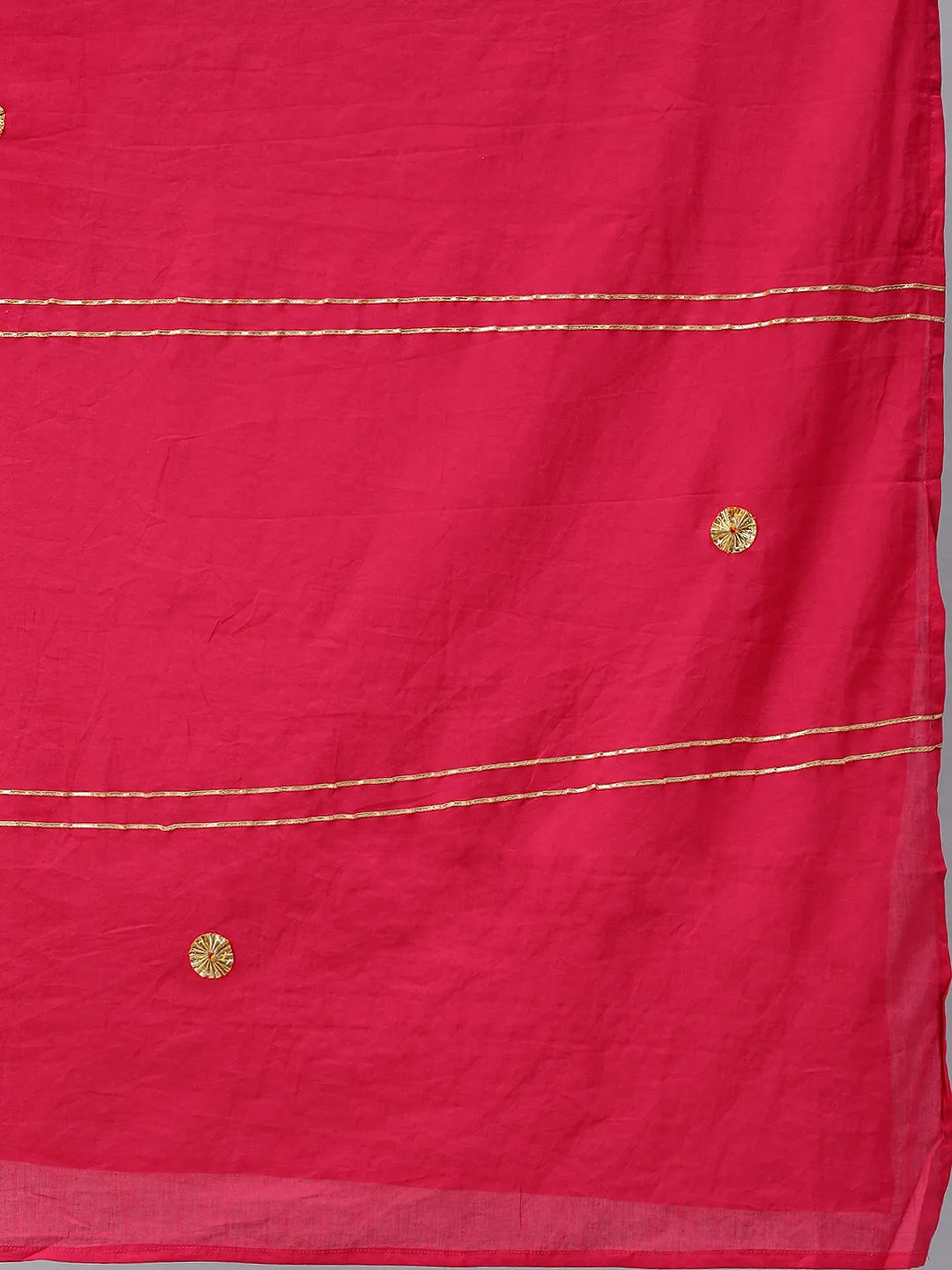 Women's Magenta Printed Kurta Sets