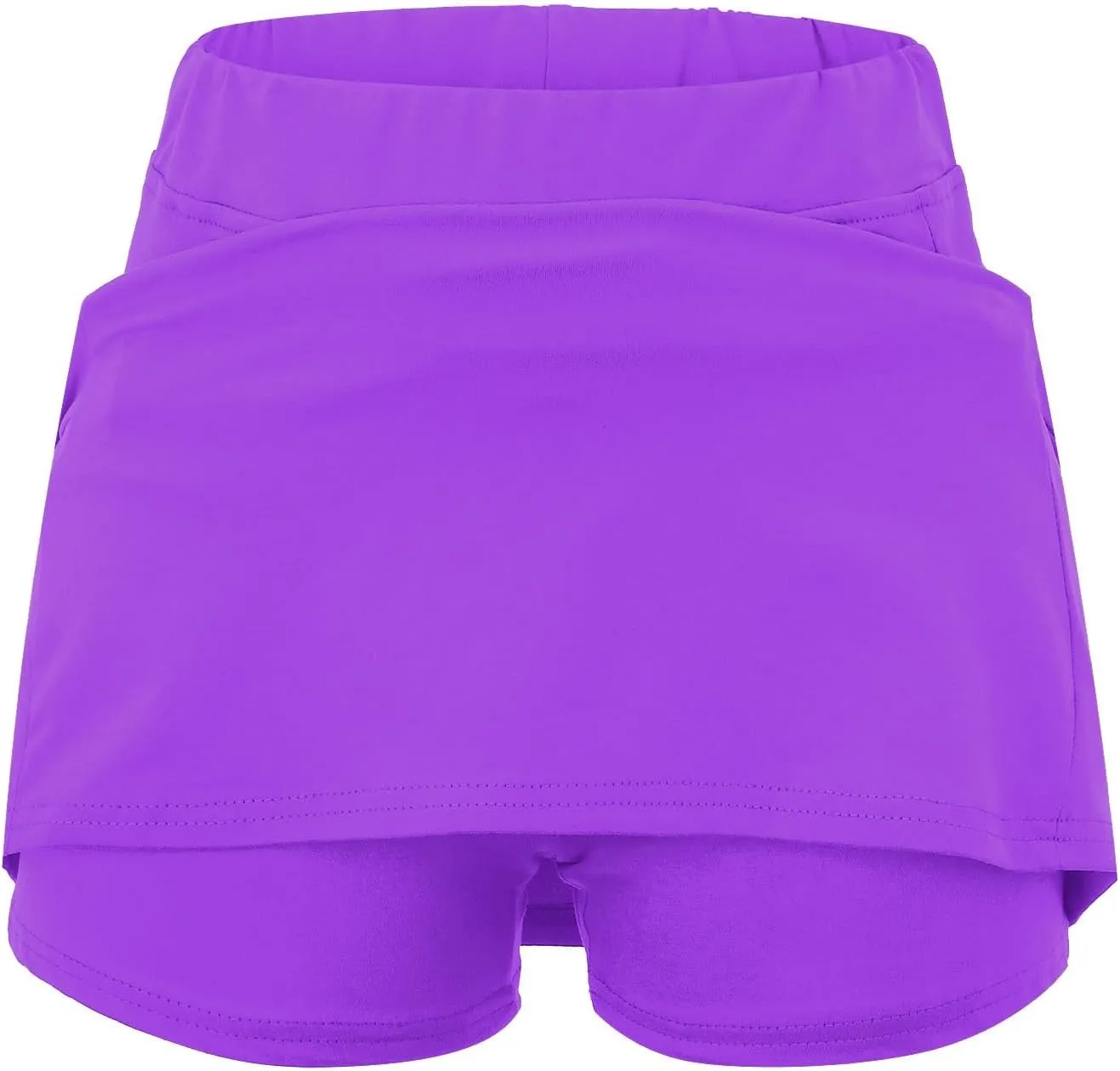 Womens Skorts with Pockets Tummy Control Plus Size Skorts High Waist Athletic Sports Pants Skirt Casual Shorts