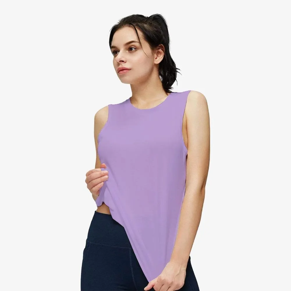 Women's Sleeveless Workout Shirts UPF 50 Sun Protection Tank Top