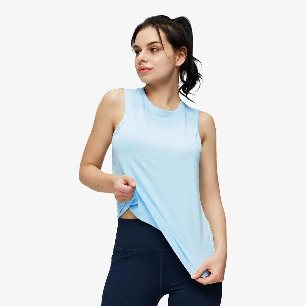 Women's Sleeveless Workout Shirts UPF 50 Sun Protection Tank Top