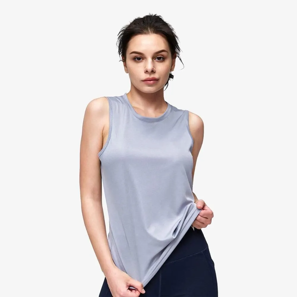 Women's Sleeveless Workout Shirts UPF 50 Sun Protection Tank Top