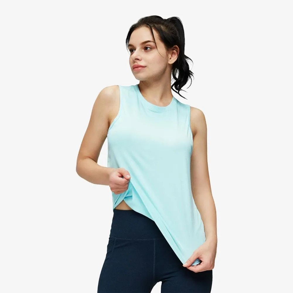 Women's Sleeveless Workout Shirts UPF 50 Sun Protection Tank Top
