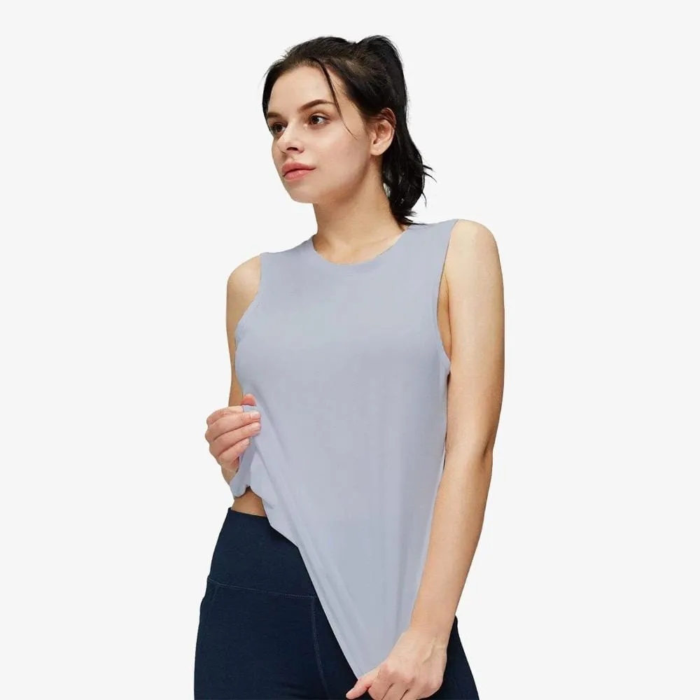Women's Sleeveless Workout Shirts UPF 50 Sun Protection Tank Top