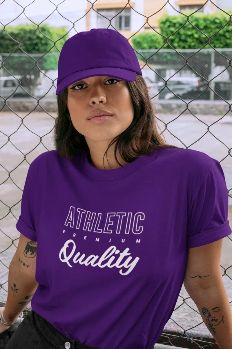 Womens Slogan T Shirts 'Athletic Quality'