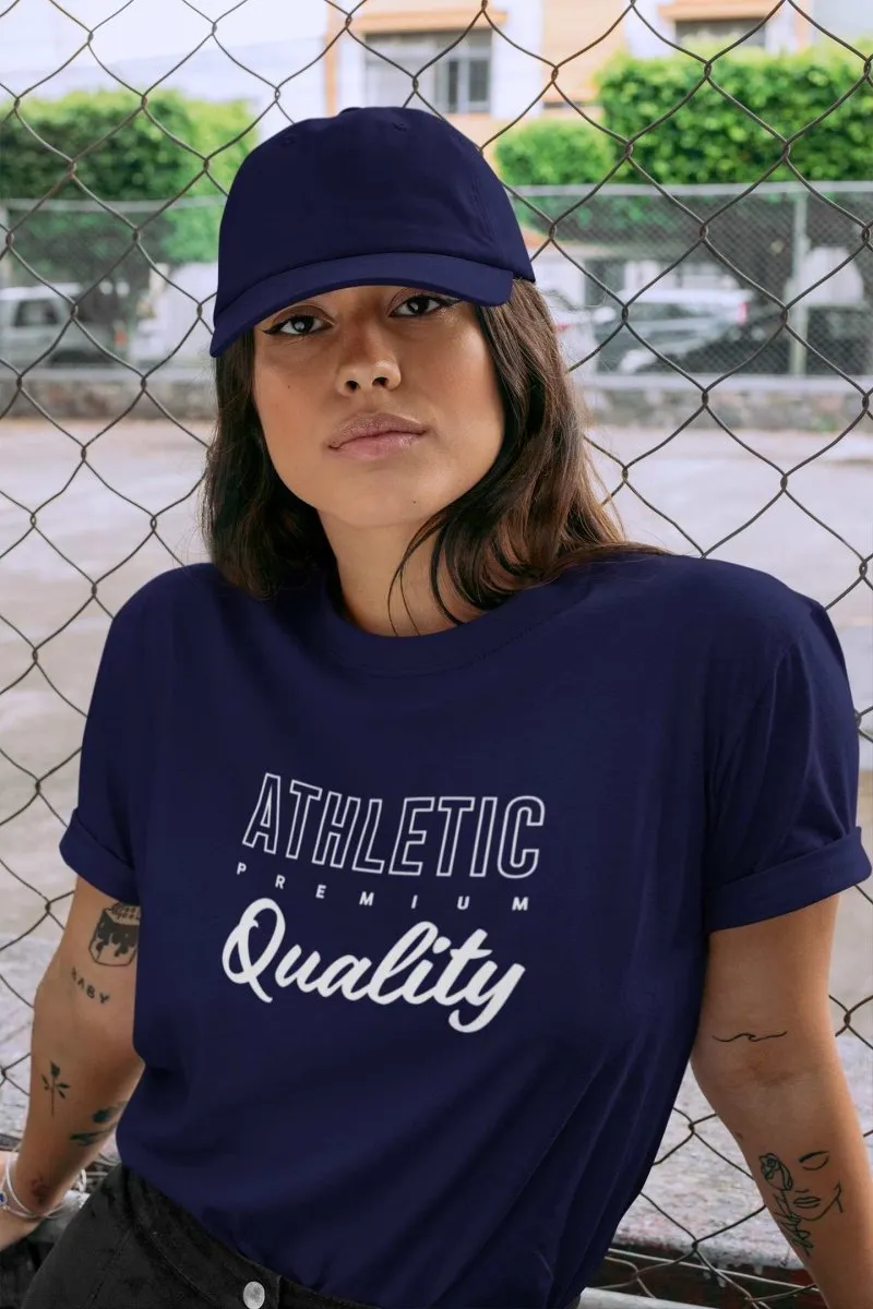 Womens Slogan T Shirts 'Athletic Quality'
