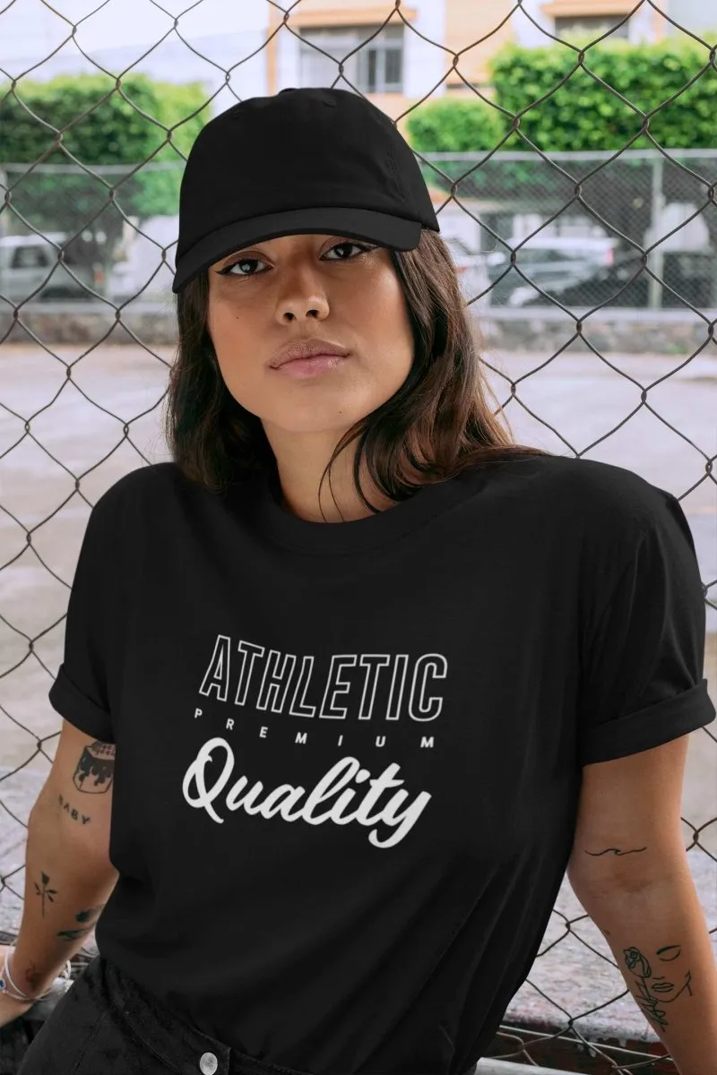 Womens Slogan T Shirts 'Athletic Quality'