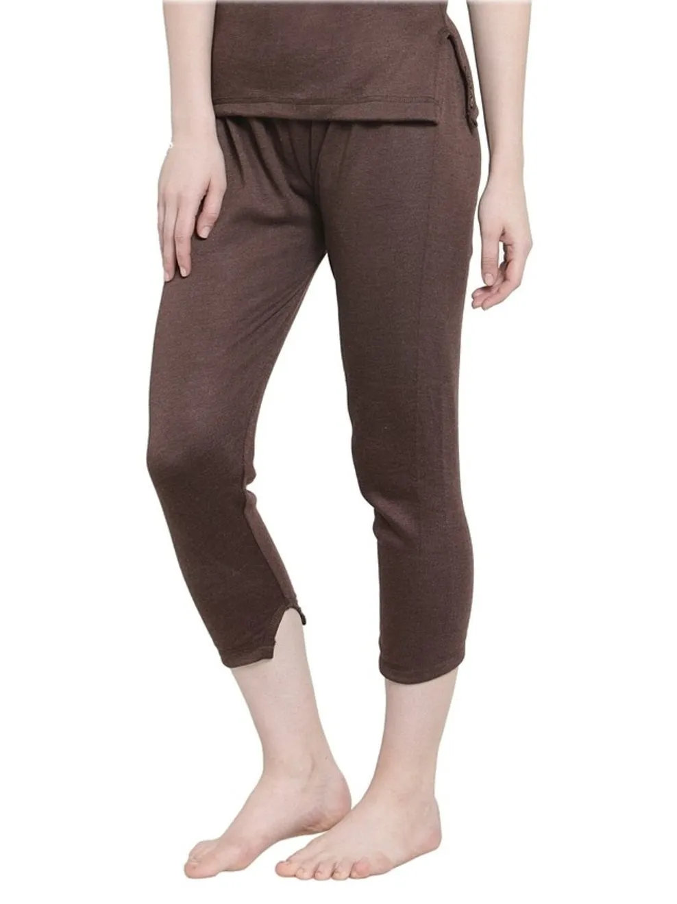 WOMEN'S SOLID THERMAL BOTTOM