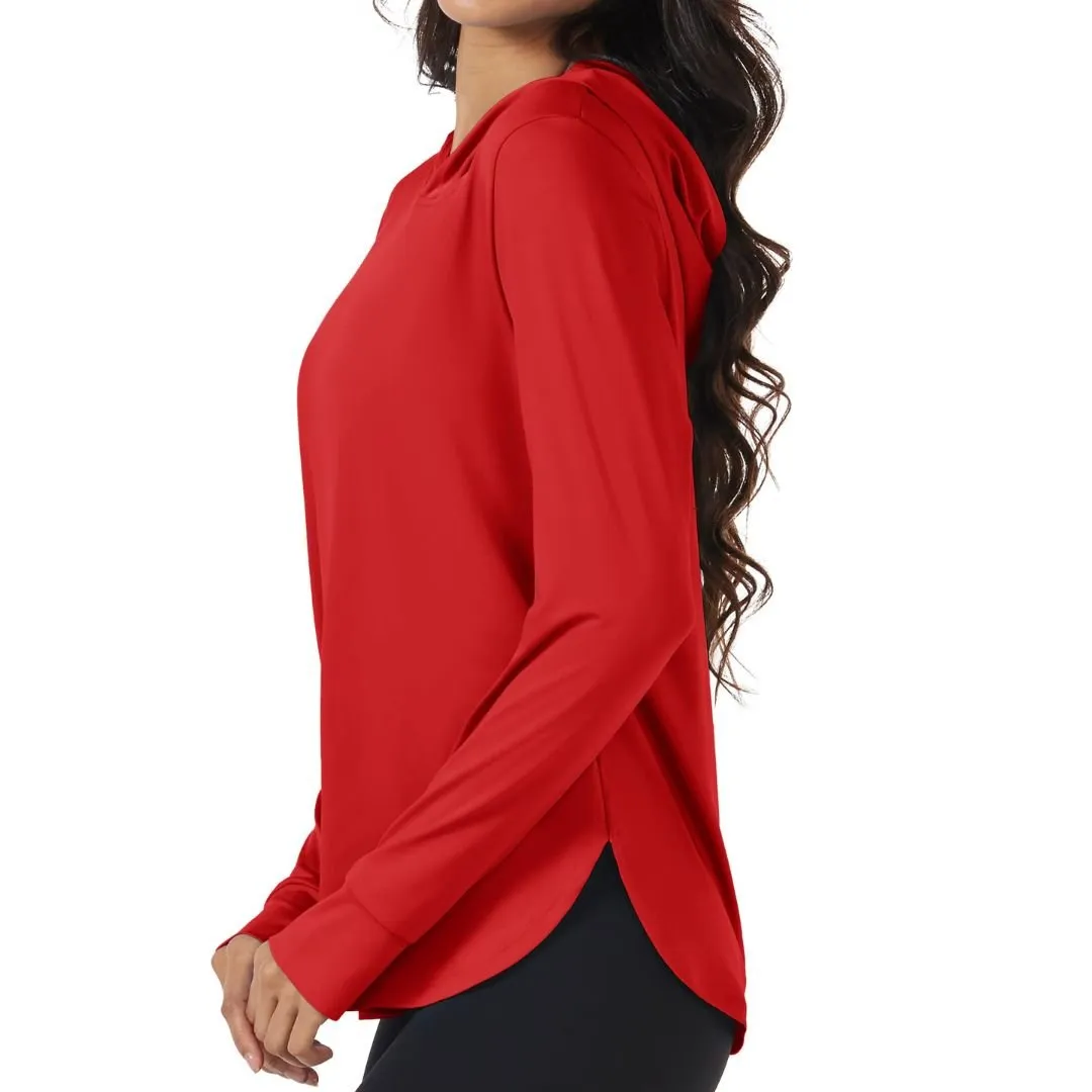 Women's UPF 80  Sun Protection Nuit Nuit Hoodie Hiking UV Shirt