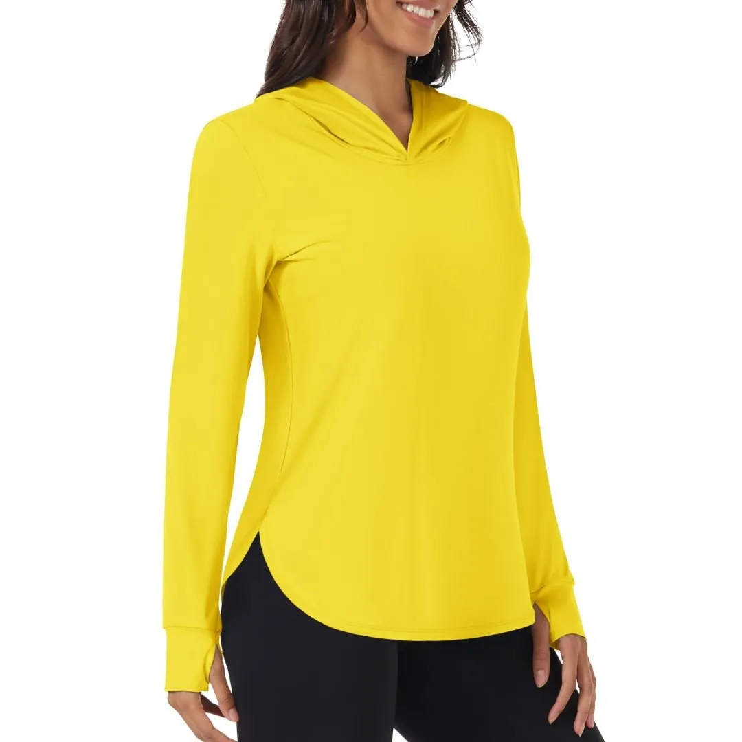 Women's UPF 80  Sun Protection Nuit Nuit Hoodie Hiking UV Shirt