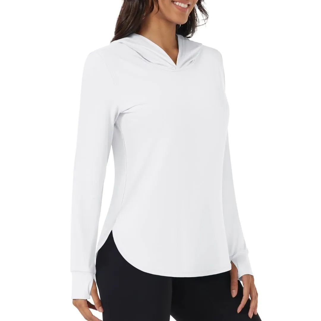 Women's UPF 80  Sun Protection Nuit Nuit Hoodie Hiking UV Shirt