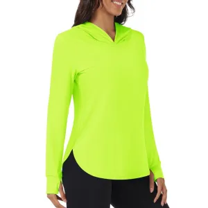 Women's UPF 80  Sun Protection Nuit Nuit Hoodie Hiking UV Shirt
