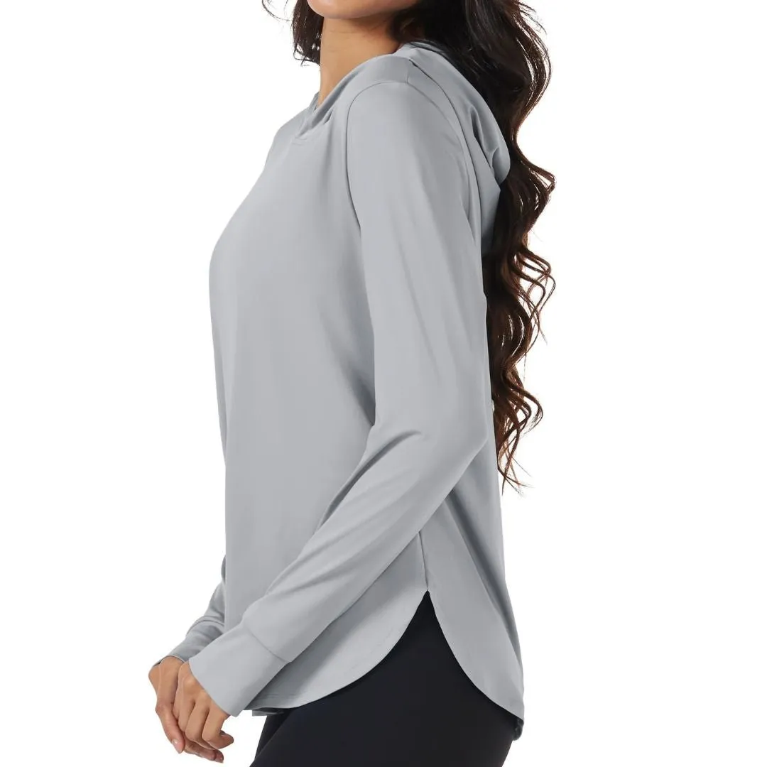 Women's UPF 80  Sun Protection Nuit Nuit Hoodie Hiking UV Shirt