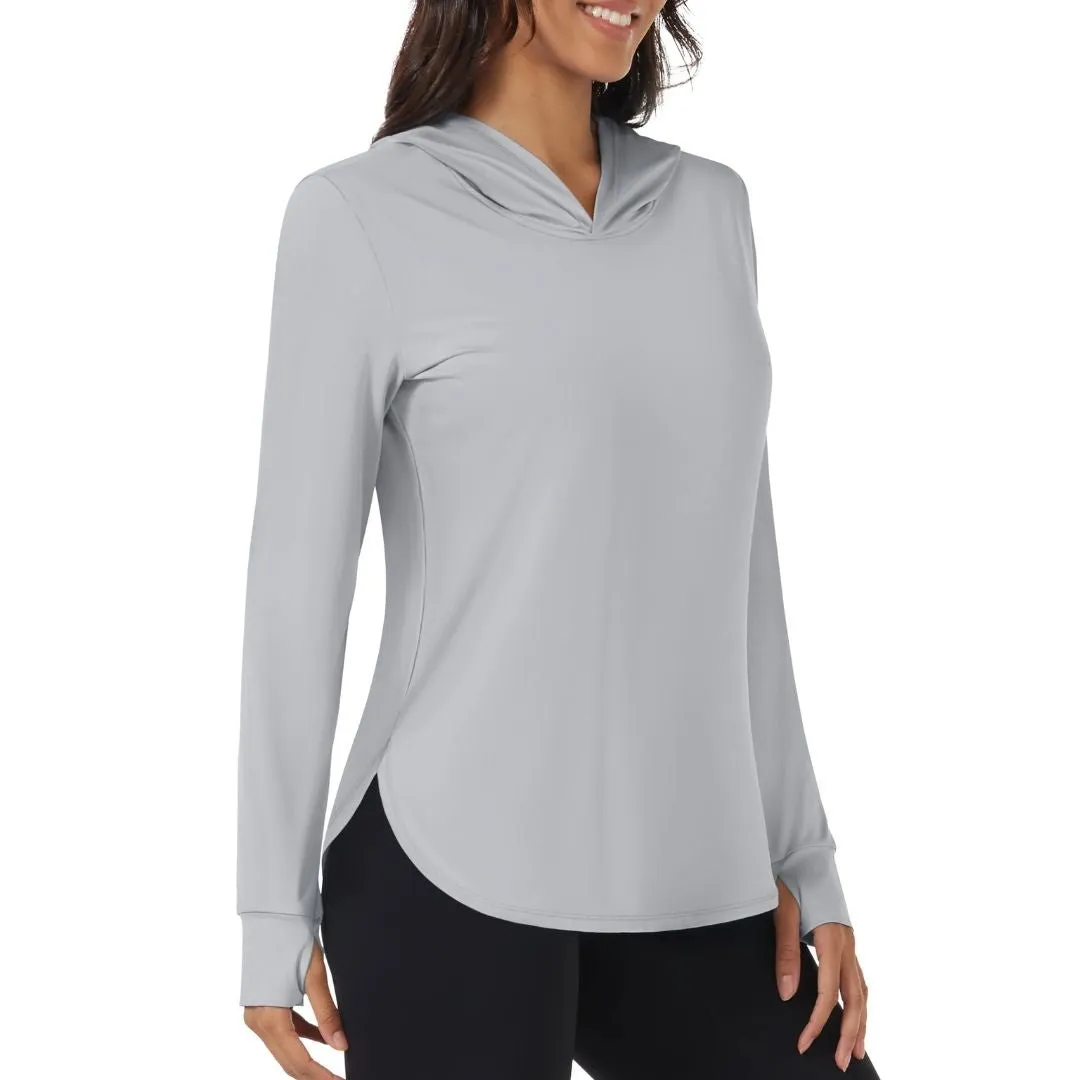 Women's UPF 80  Sun Protection Nuit Nuit Hoodie Hiking UV Shirt