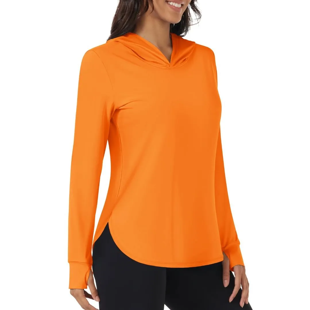 Women's UPF 80  Sun Protection Nuit Nuit Hoodie Hiking UV Shirt