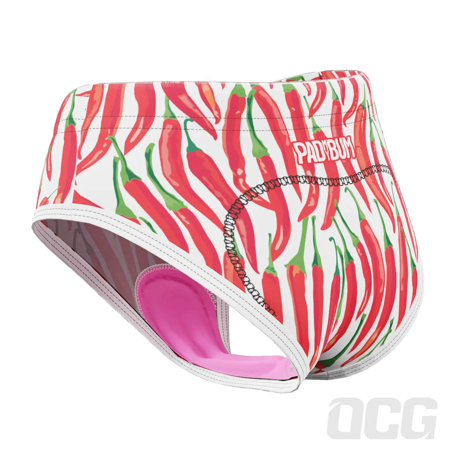 Women's White Hot Chilli Gel Padded Cycling Underwear-Briefs