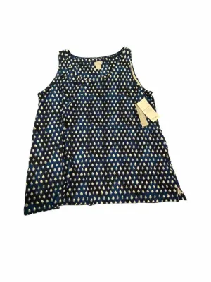 Women's Women Size 2 Chicco Blue Print female Tank Tops