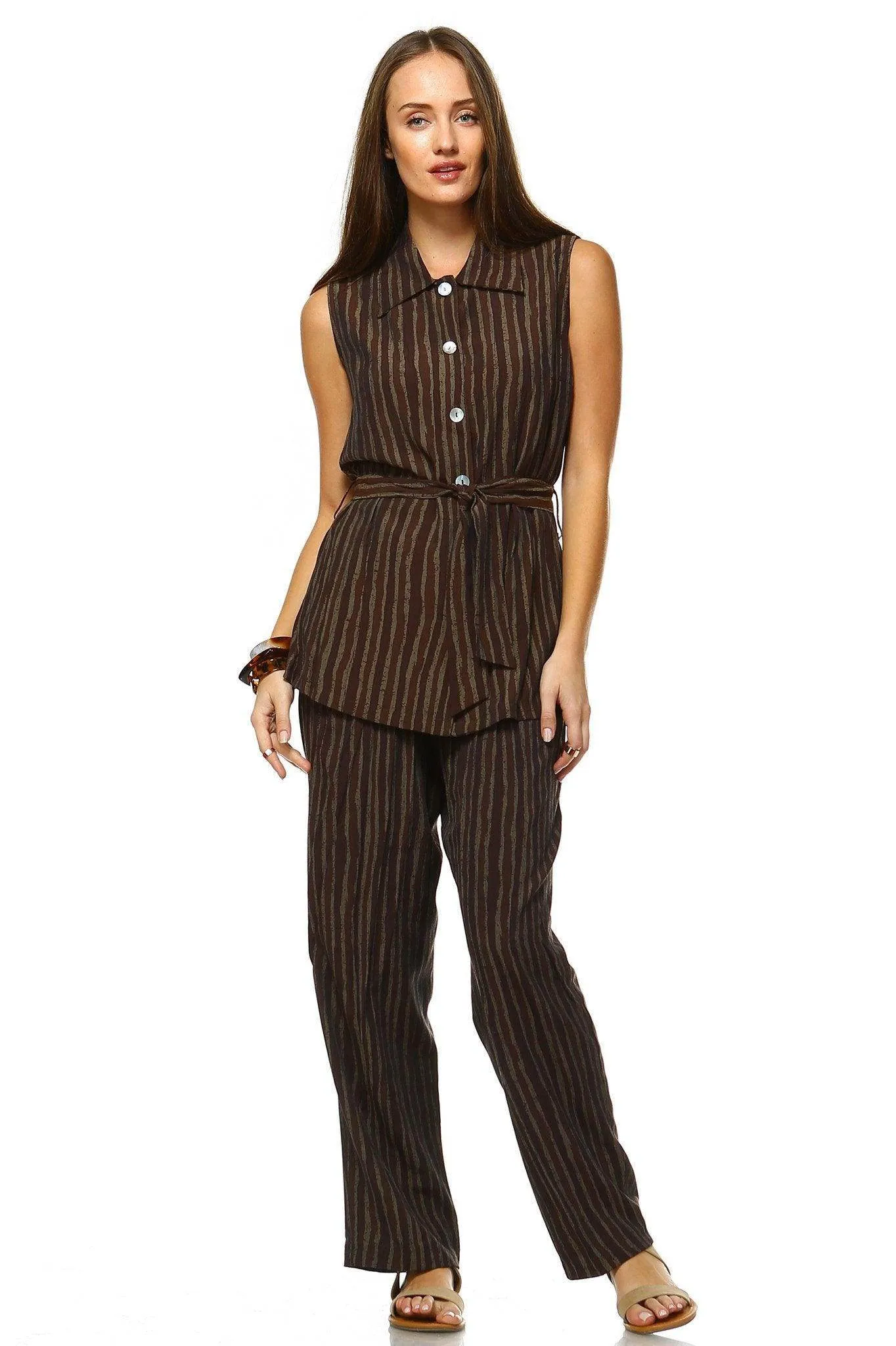Women's Workwear Two Piece Pants Set