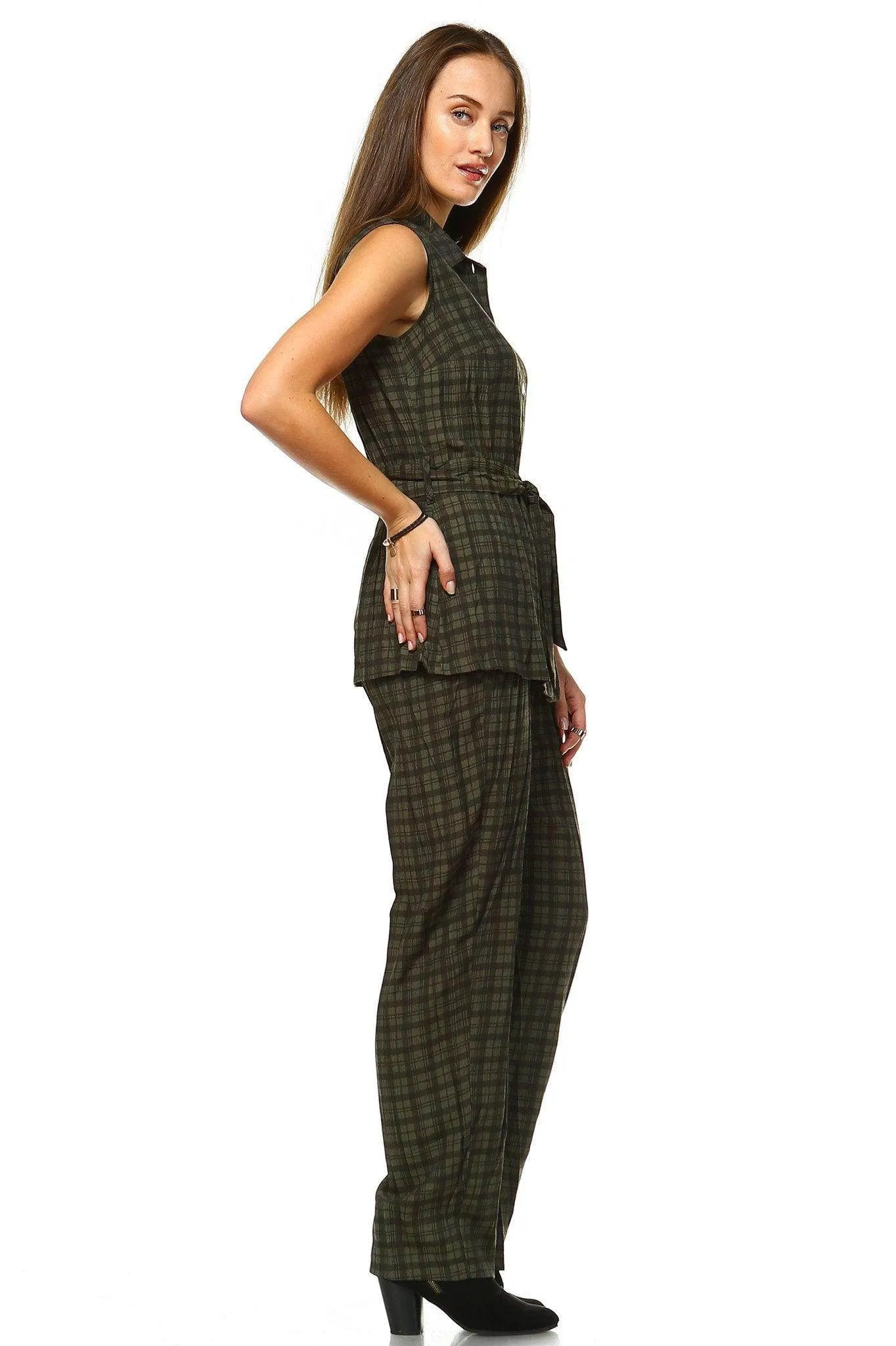 Women's Workwear Two Piece Pants Set