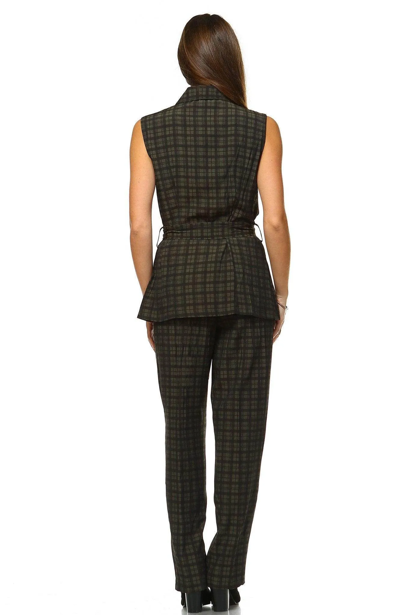 Women's Workwear Two Piece Pants Set