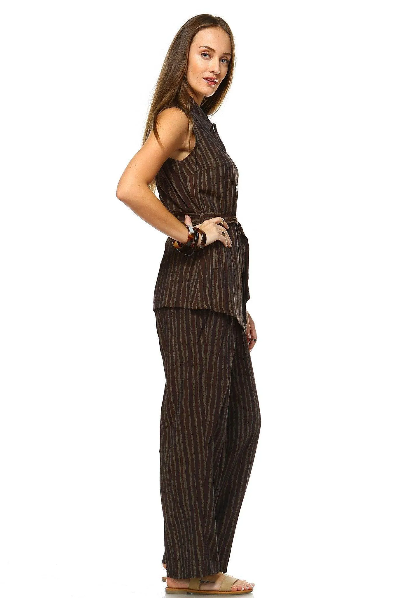 Women's Workwear Two Piece Pants Set